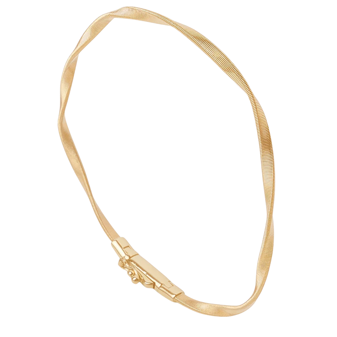 MARCO BICEGO Marrakech 18K Yellow Gold Twisted Coil Bangle Bracelet Default Title