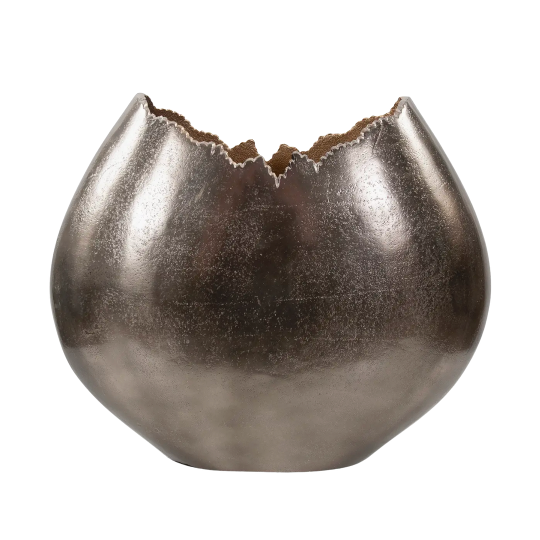 HOWARD ELLIOTT The Baniff Jagged Edged Disc Large Vase
