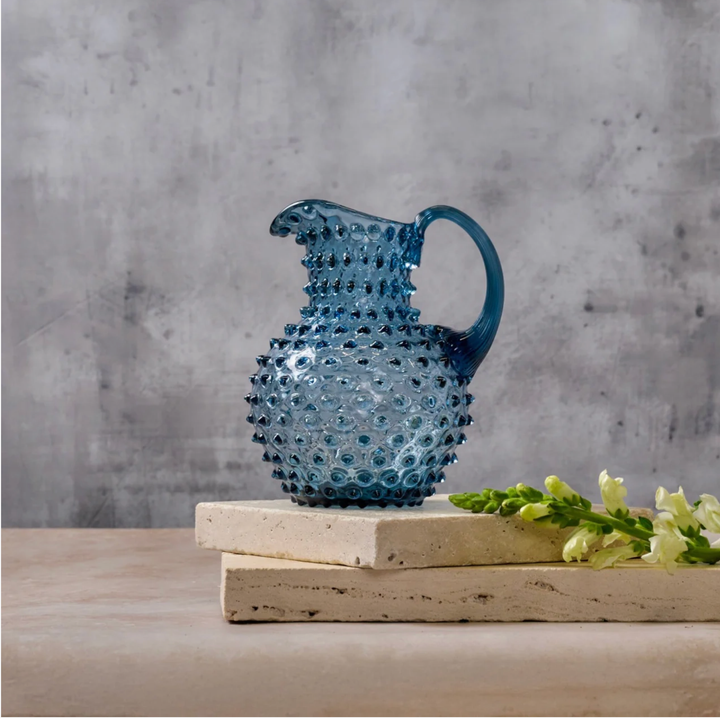 MAURE LUXURY GIFTS Hobnail Midnight Blue Creamer