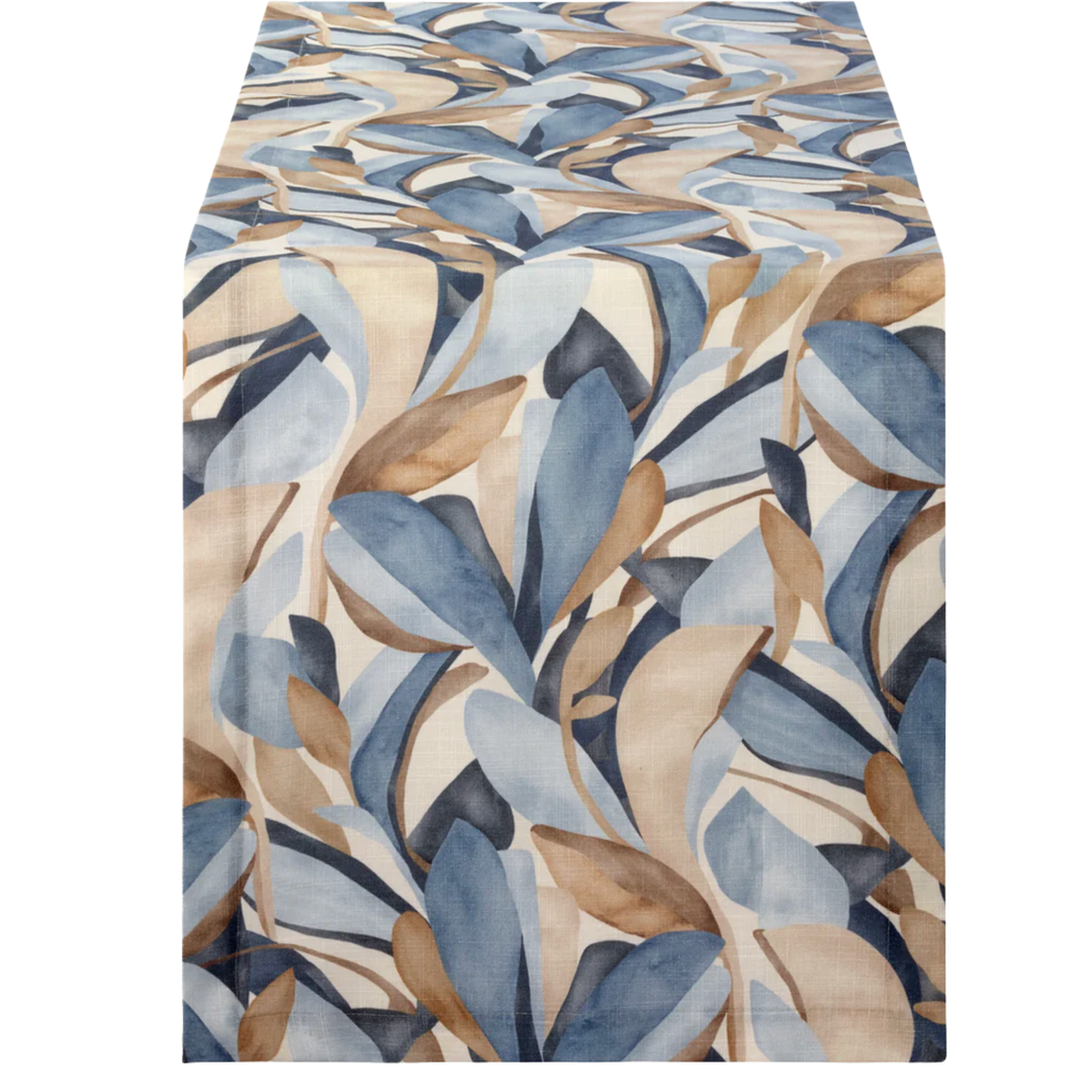 BODRUM Flora Blue Table Runner Default Title
