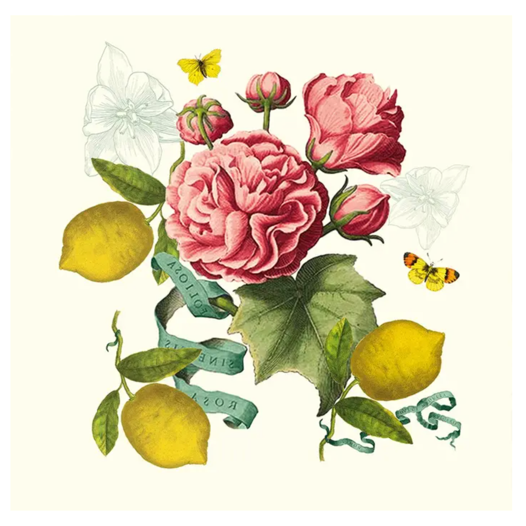 GARNIER THIEBAUT Citron De Menton Romance Napkin Default Title
