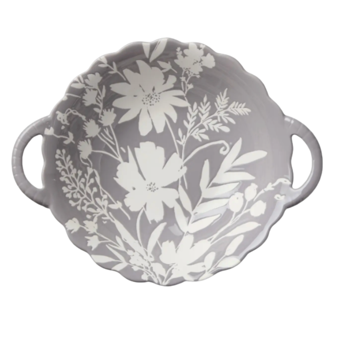 CERTIFIED INTERNATIONAL Wildflowers Wax Off Round Bowl