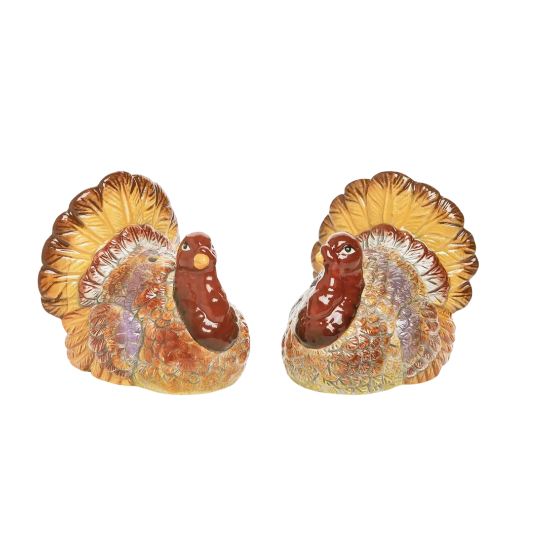 C&F HOME Fall Harvest Turkey Salt & Pepper Shaker Set