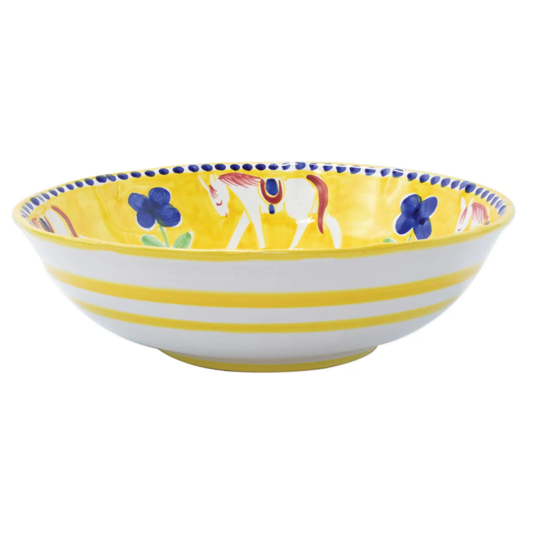 VIETRI Campagna Cavallo Large Serving Bowl