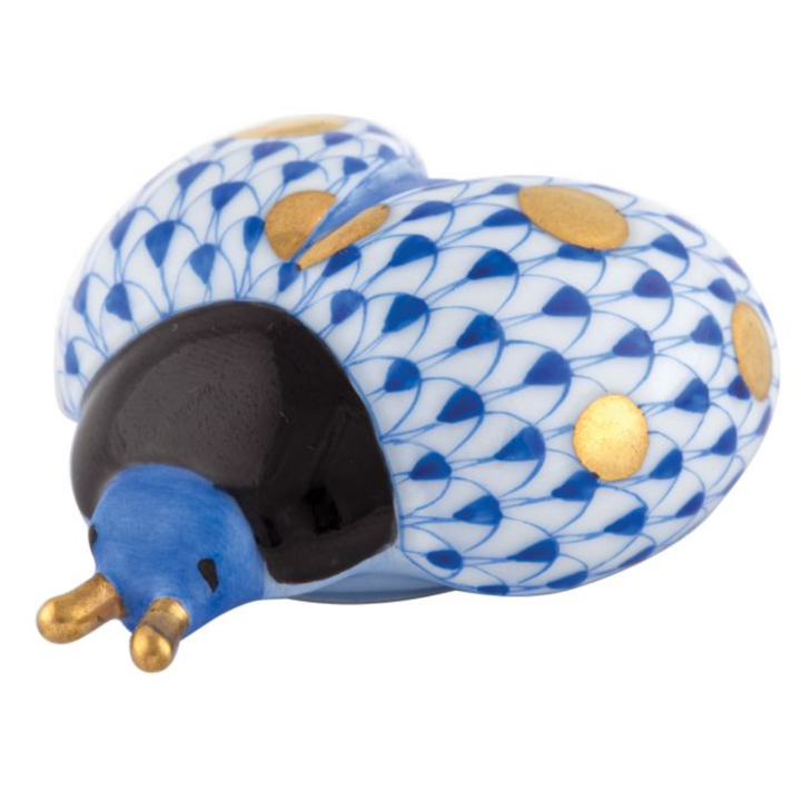 HEREND Flying Ladybug SAPPHIRE