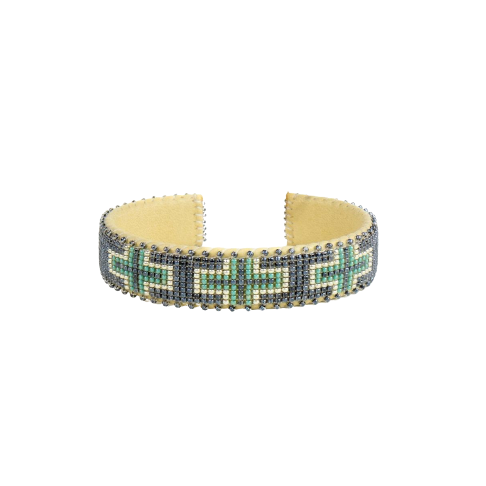 ETKIE Tia Small Glass Bead CuffF Default Title