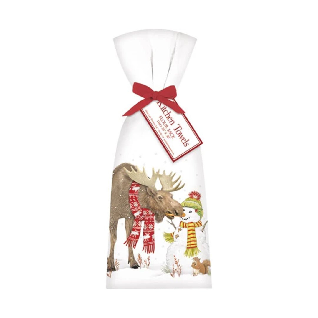 MARY LAKE THOMPSON Moose Snowman Towel Set Default Title