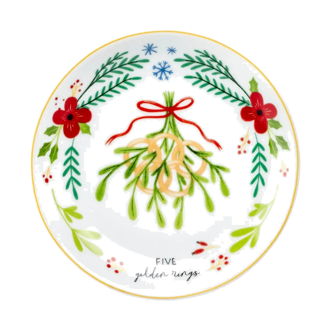 GRACE TEAWARE 12 Days of Christmas Appetizer Plate