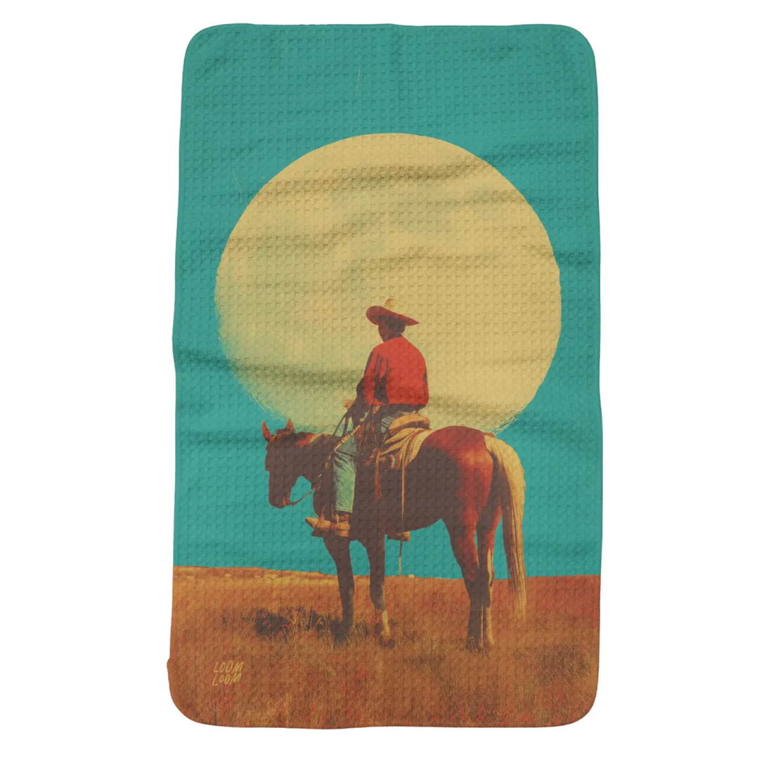 LOOM LOOM Cowboy Moon Dishtowel Default Title