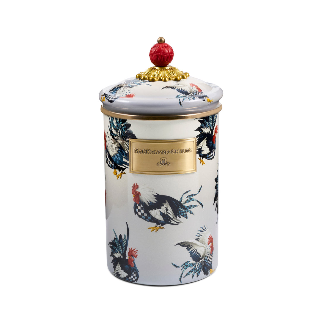 MACKENZIE CHILDS Henhouse Canister Large