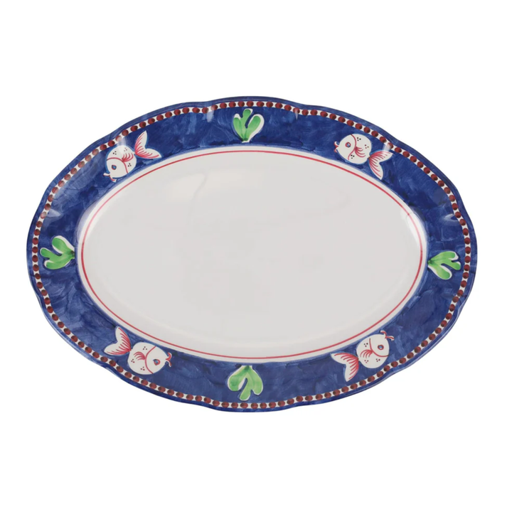 VIETRI Melamine Campagna Pesce Oval Platter