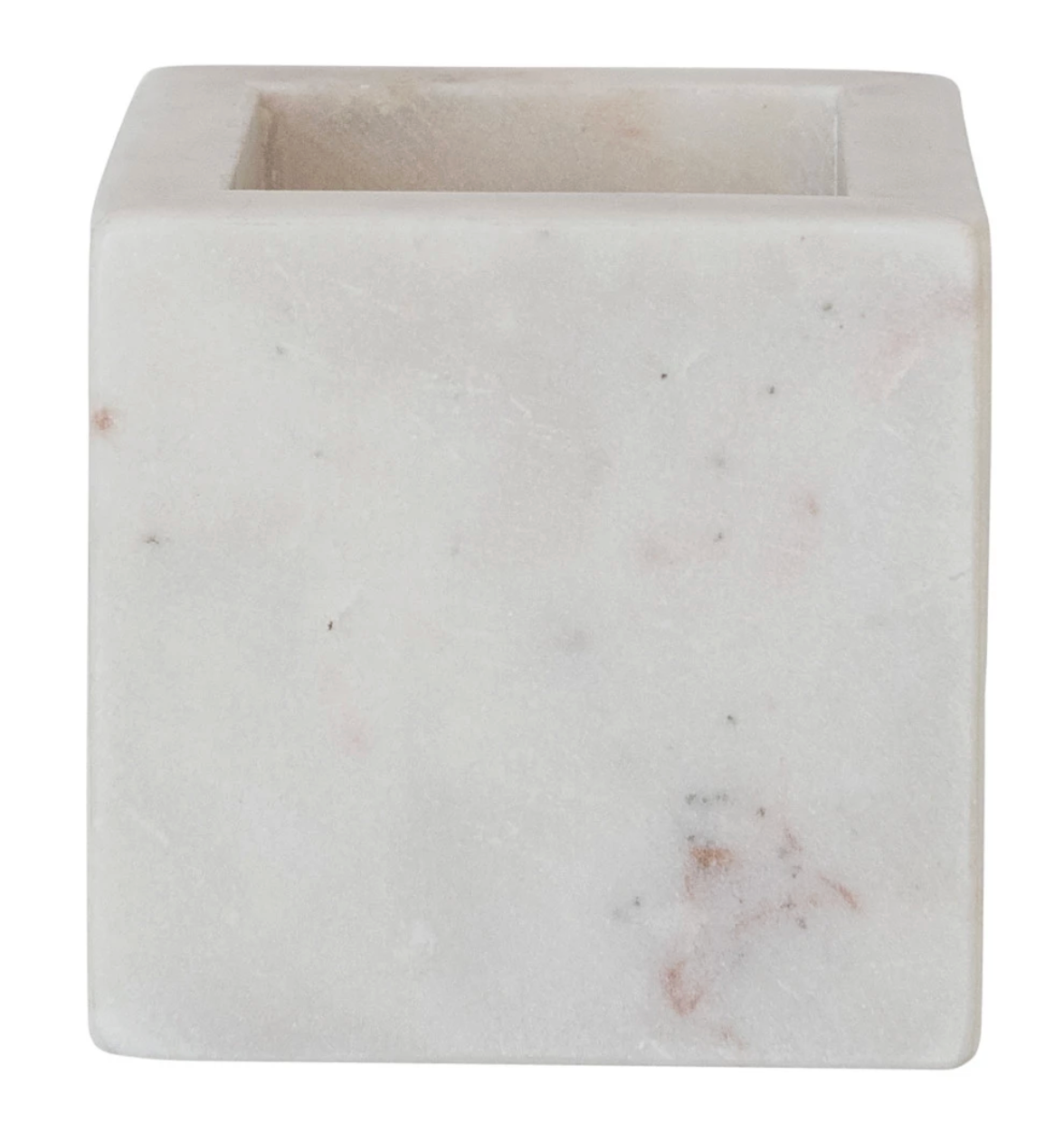 White Marble Small Container – Belle Shops