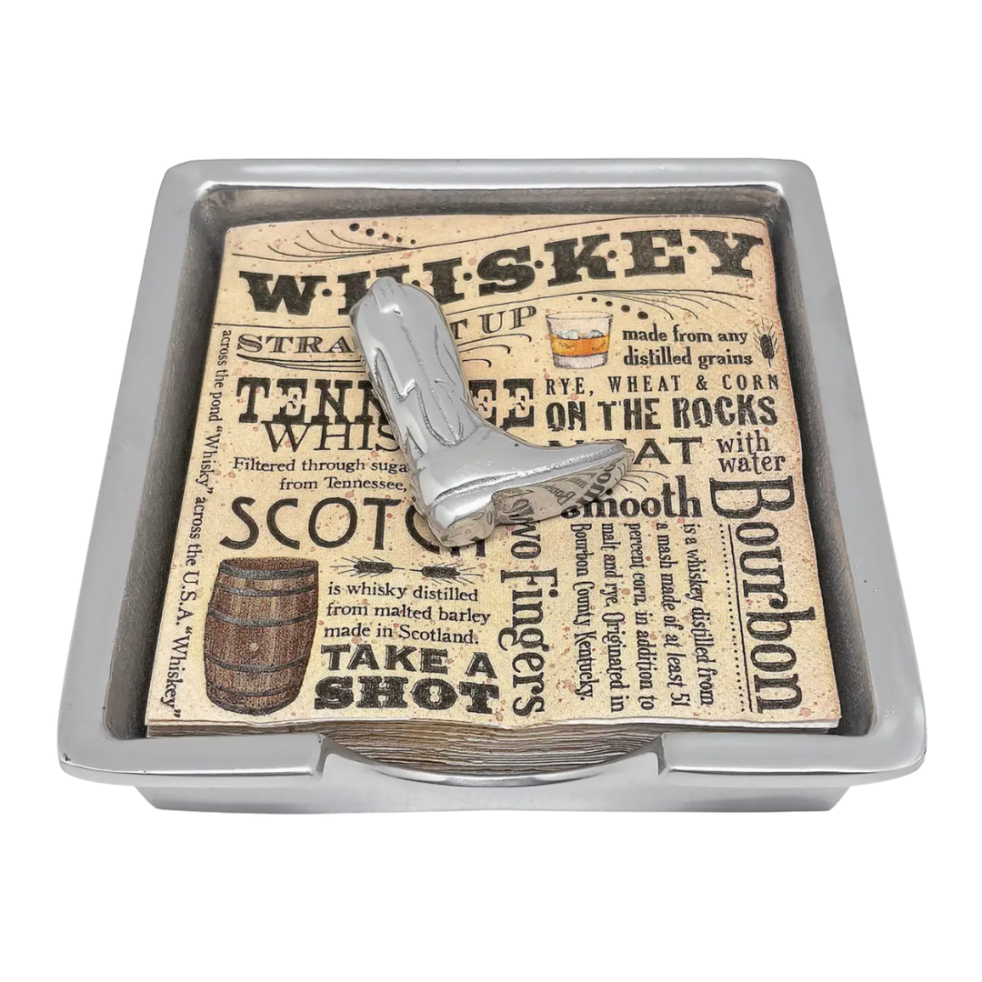MARIPOSA Cowboy Boot Napkin Set Default Title