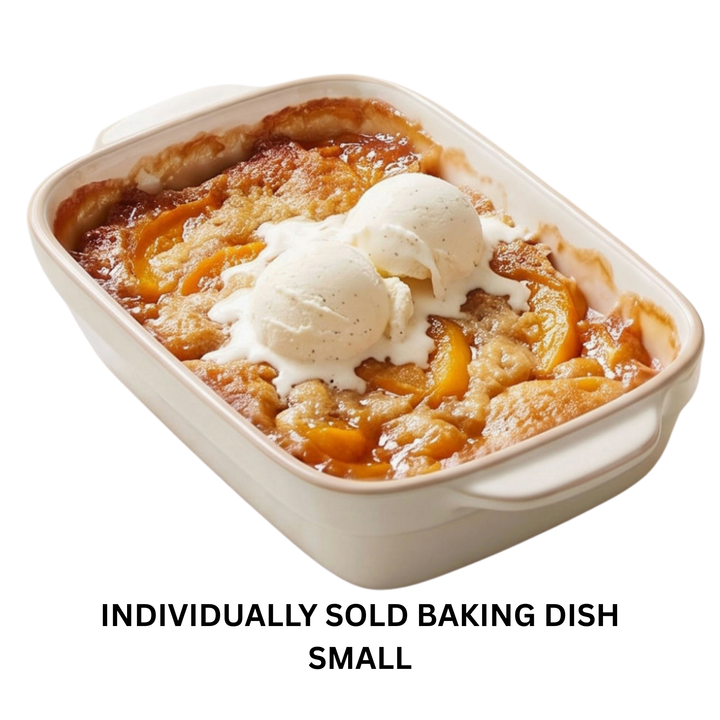 KOOK Small Ceramic White Baking Dish Default Title