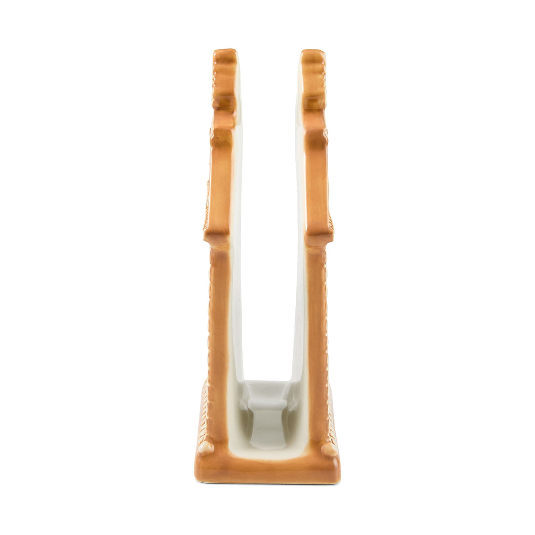 MACKENZIE CHILDS MacKenzie-Childs Mocha Check Gingerbread Napkin Holder