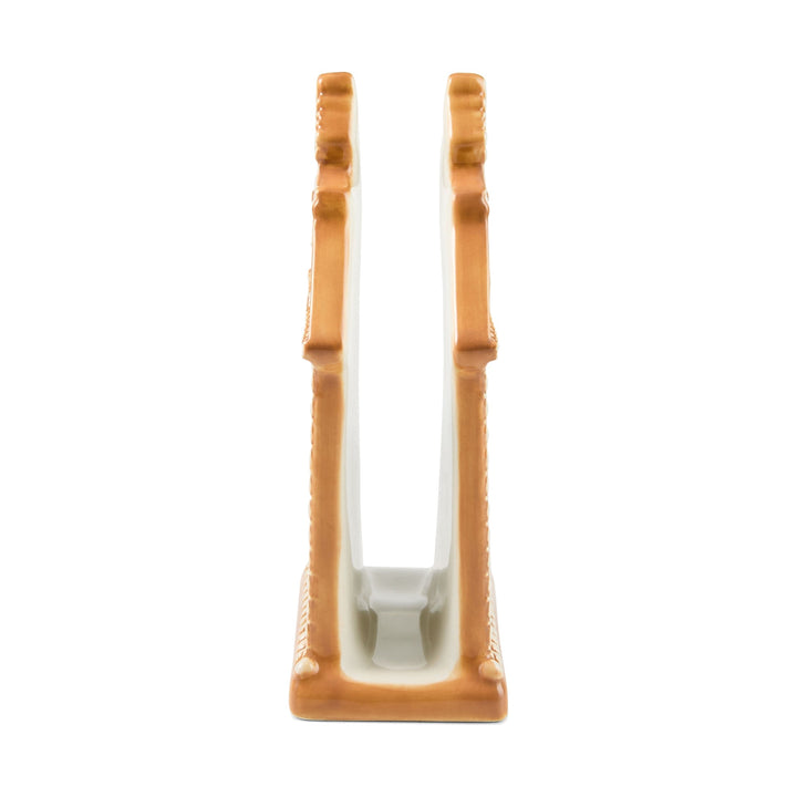 MACKENZIE CHILDS MacKenzie-Childs Mocha Check Gingerbread Napkin Holder