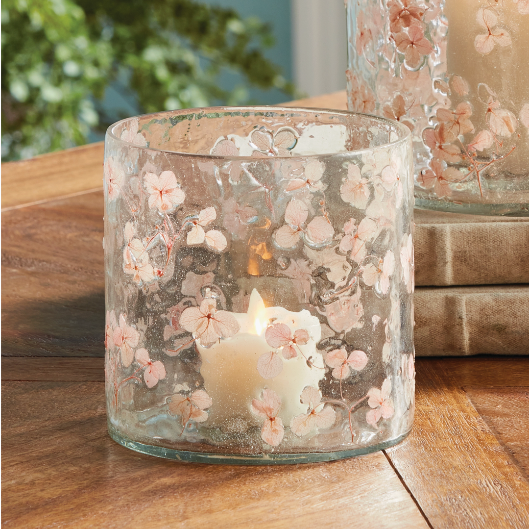 NAPA HOME & GARDEN Petite Blossoms Small Hurricane Candleholder