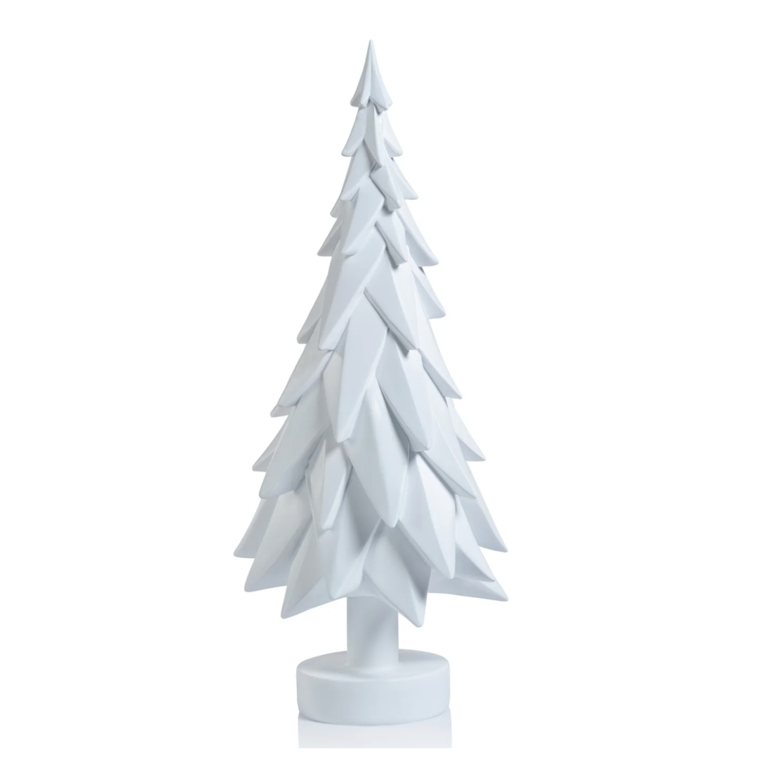 ZODAX Matte White Decorative Tree Default Title