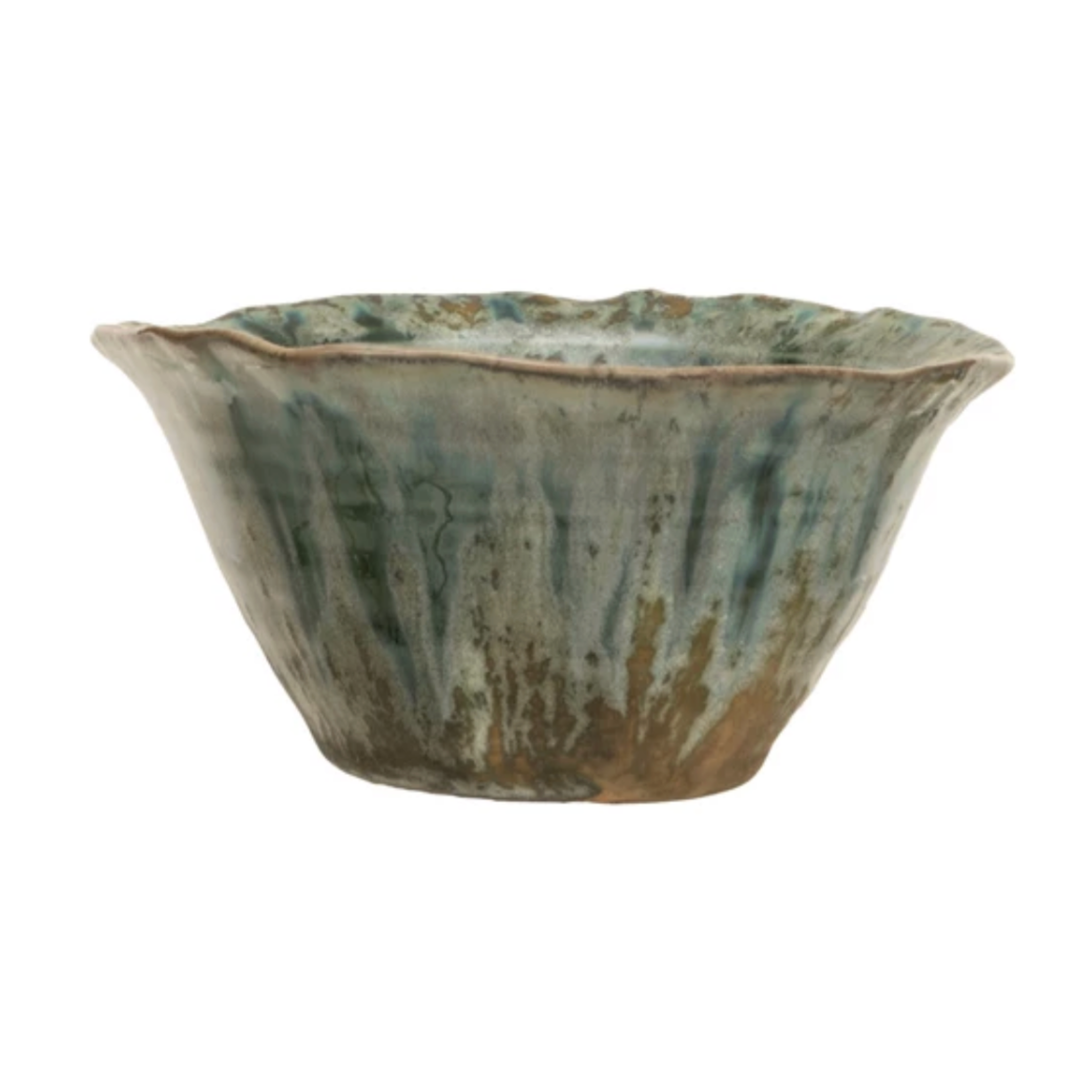 CREATIVE CO-OP Stoneware Bowl Default Title