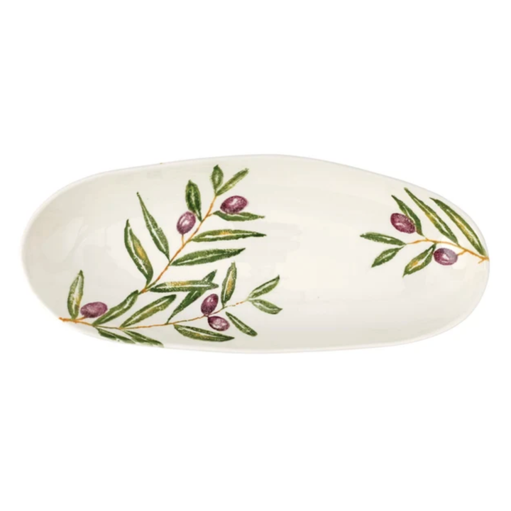 VIETRI Oliva Small Narrow Oval Platter