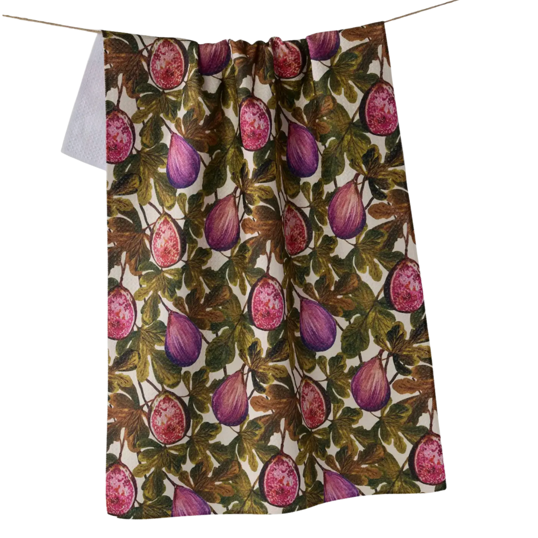 GEOMETRY Wild Fig Tea Towel Default Title