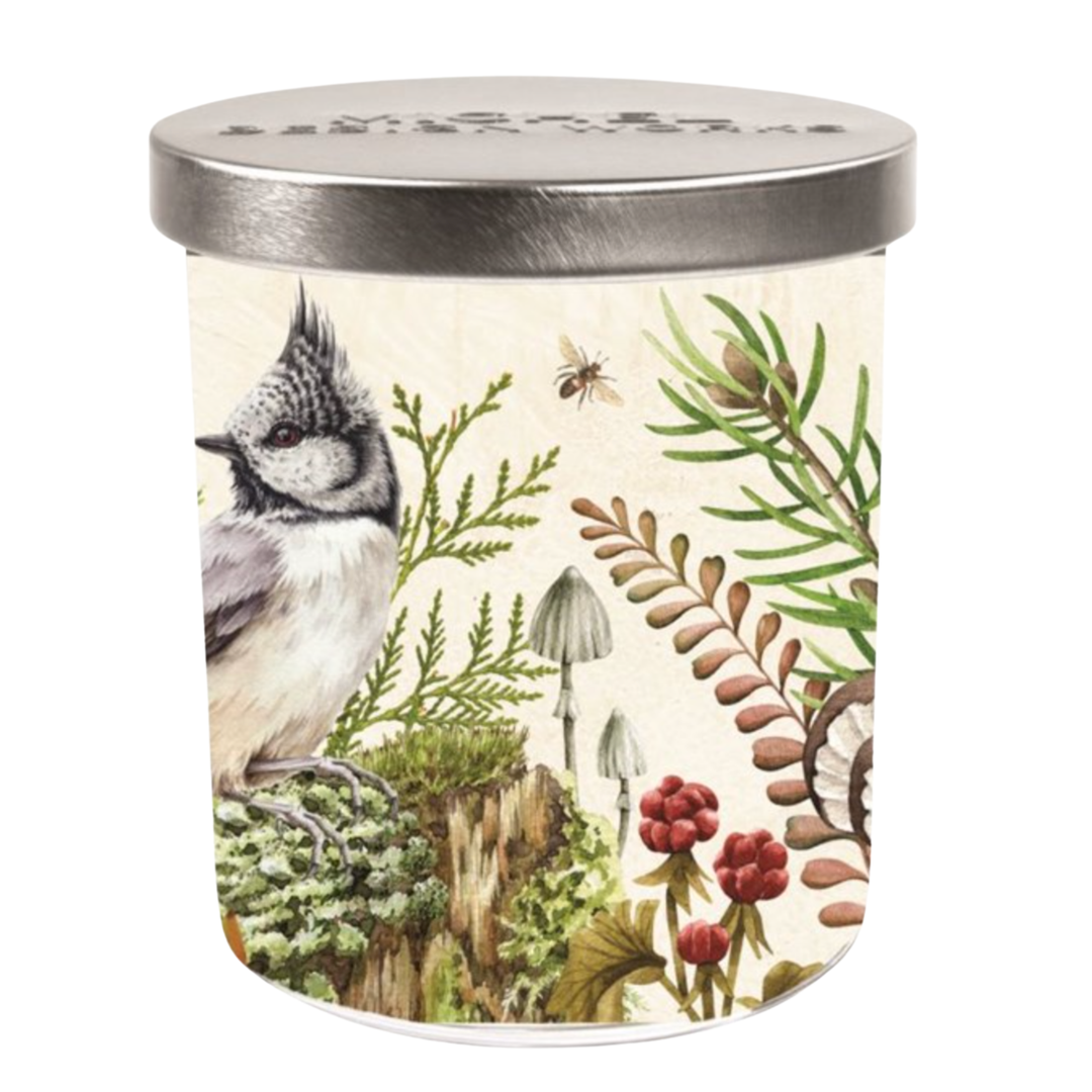 MICHEL DESIGN Moss And Oak Candle Jar With Lid