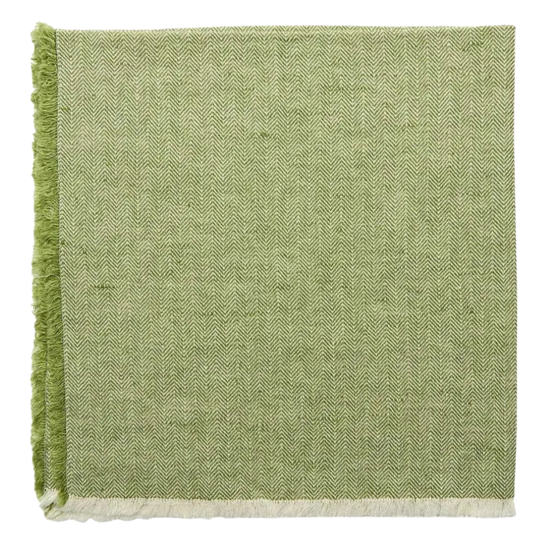 DEBORAH RHODES Nomad Stitch Fringe Grass Napkins Default Title