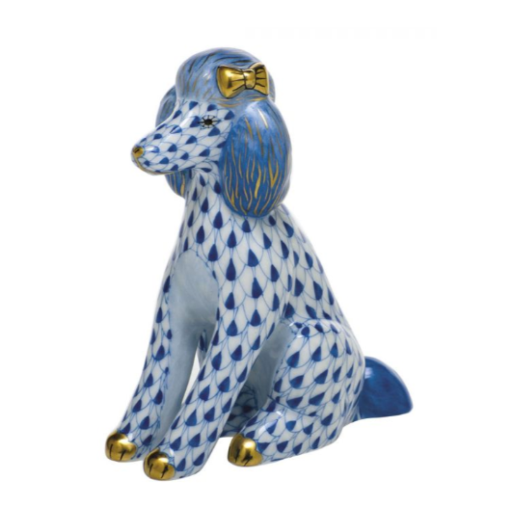 HEREND Poodle SAPPHIRE
