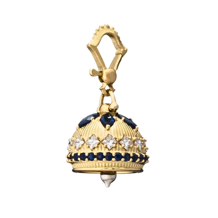 PAUL MORELLI Meditation Bell #3 With Diamonds & Sapphires