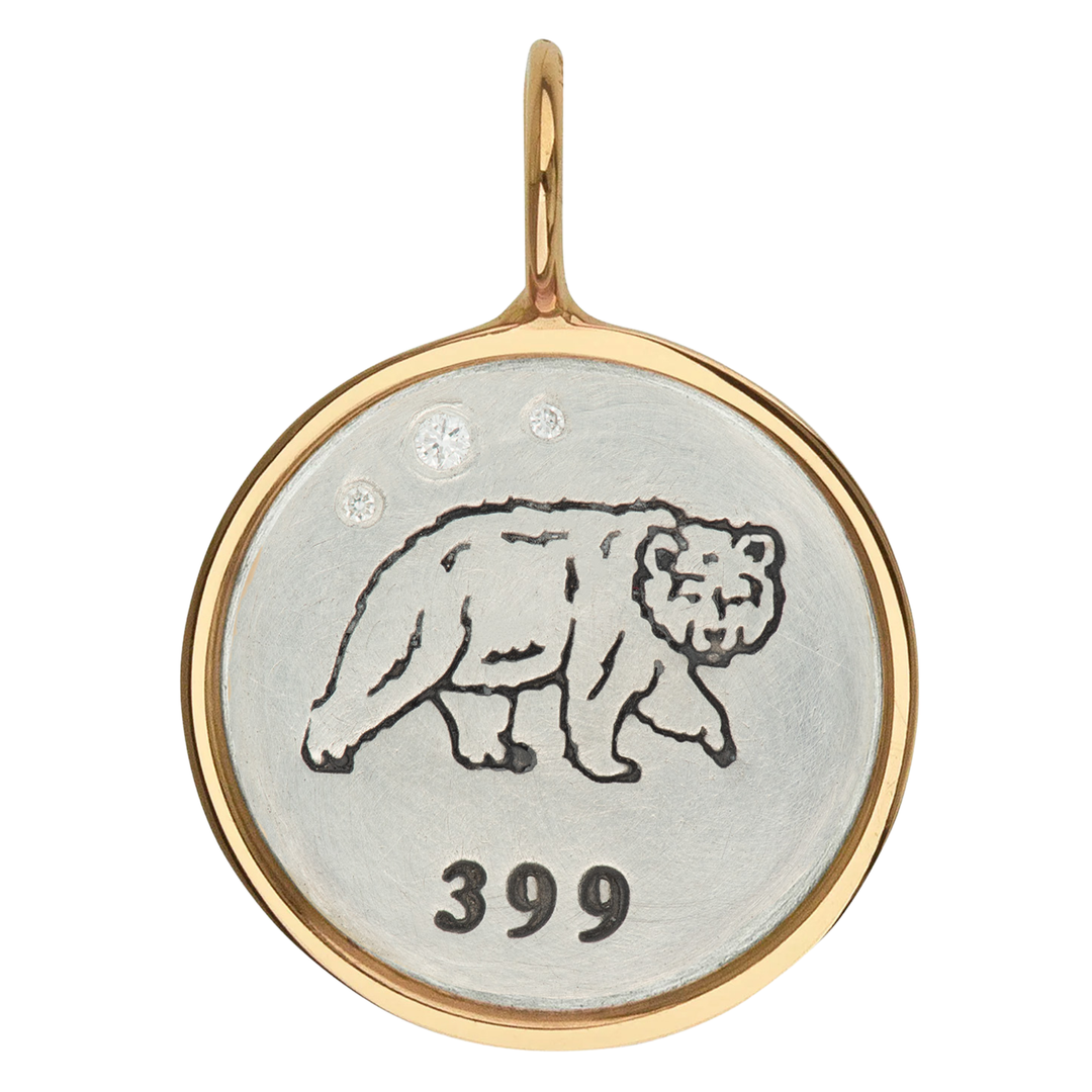 HEATHER B. MOORE Bear #399 Framed Round Charm
