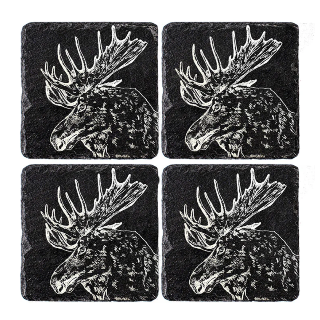 State Moose Coasters