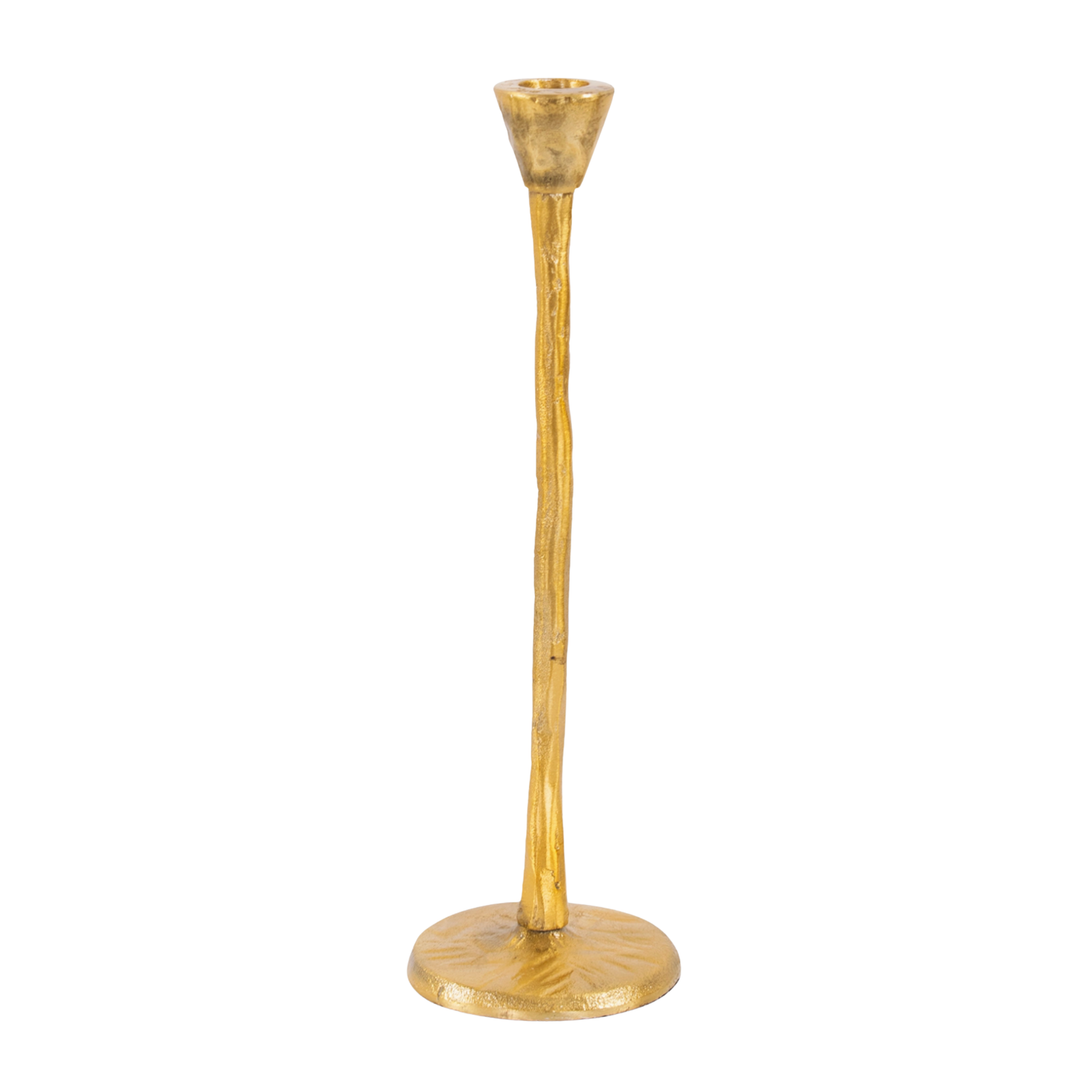 HOWARD ELLIOTT Beiner Antique Brass Tall Candleholder Default Title