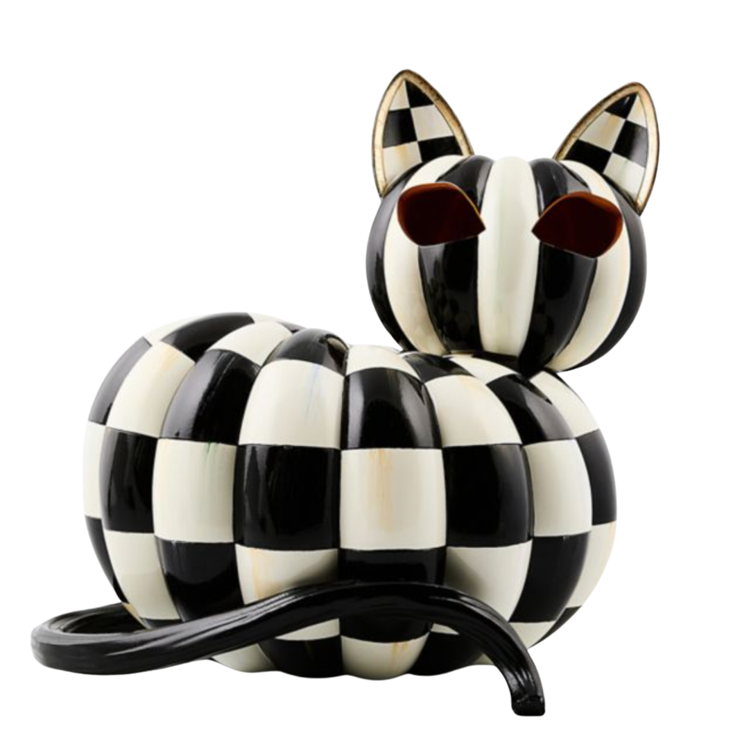 Belle Shops Courtly Check Illuminated Cat