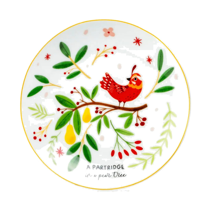 GRACE TEAWARE 12 Days of Christmas Appetizer Plate Default Title