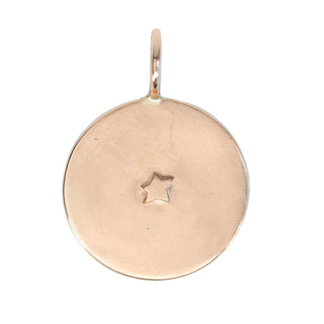Teton Bench Mark 14K Yellow Gold Charm