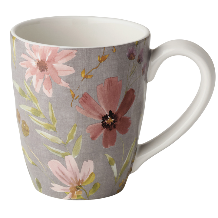 CERTIFIED INTERNATIONAL Wildflower Gray Mug