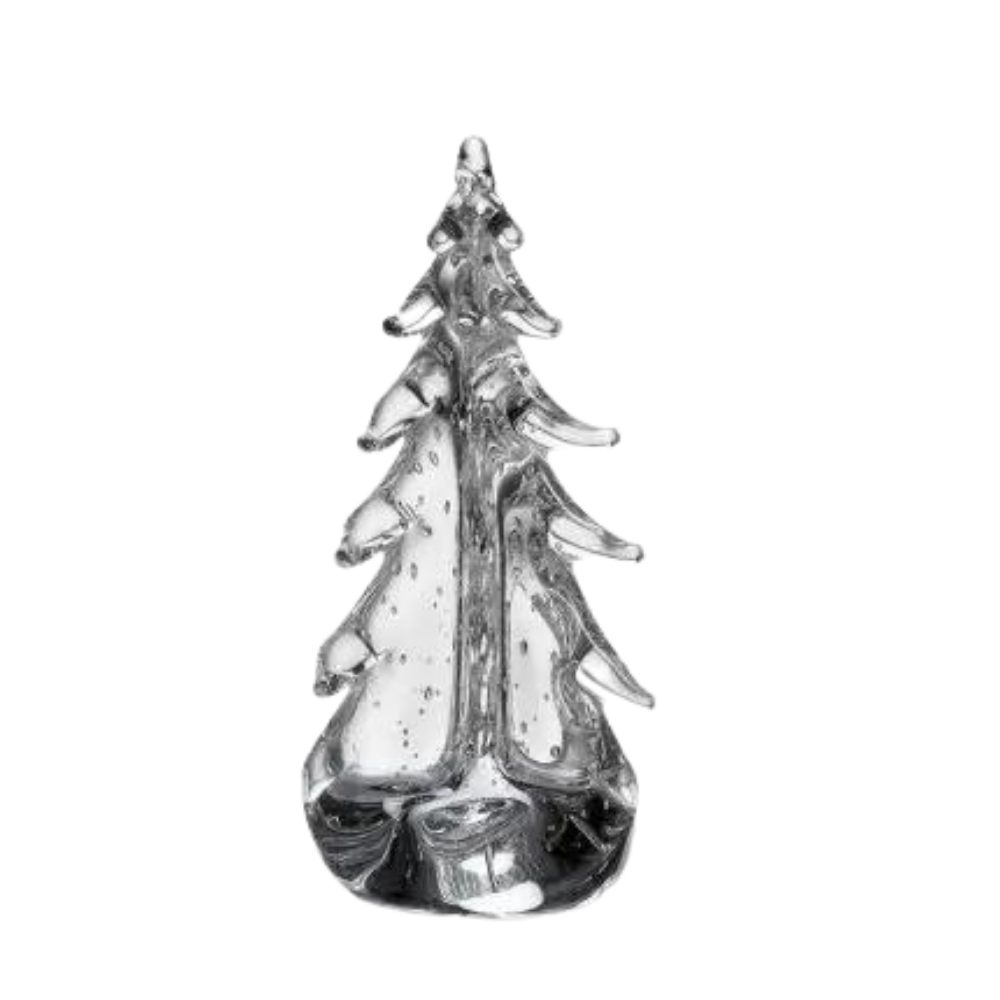 SIMON PEARCE Evergreen 8" Bubble Glass Tree Default Title