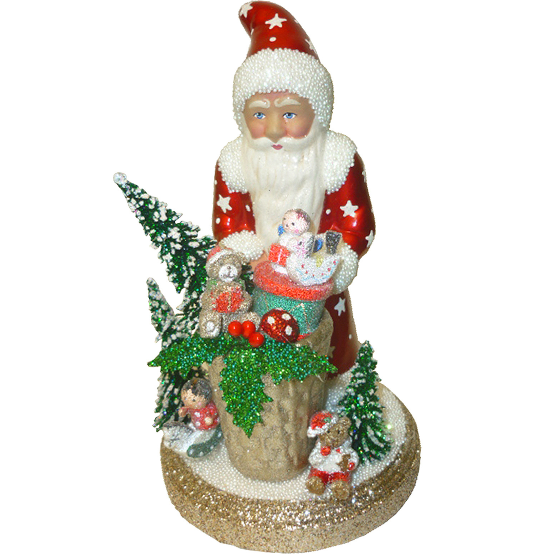 ALEXANDER TARON Santa In Red With Gifts Default Title