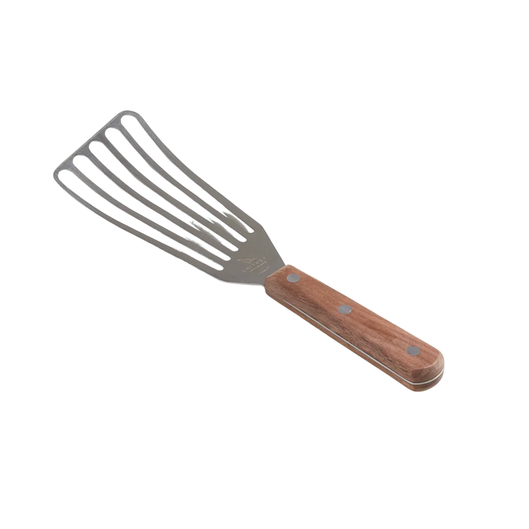 SMITHEY IRONWARE Slotted Walnut Handle Spatula Default Title