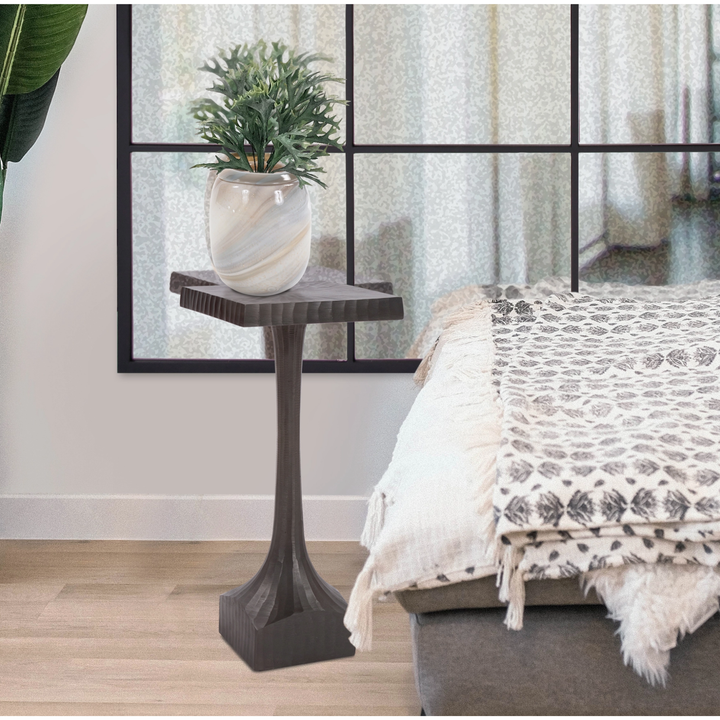 HOWARD ELLIOTT Godfrey Rectangular White Horn Tiled Box