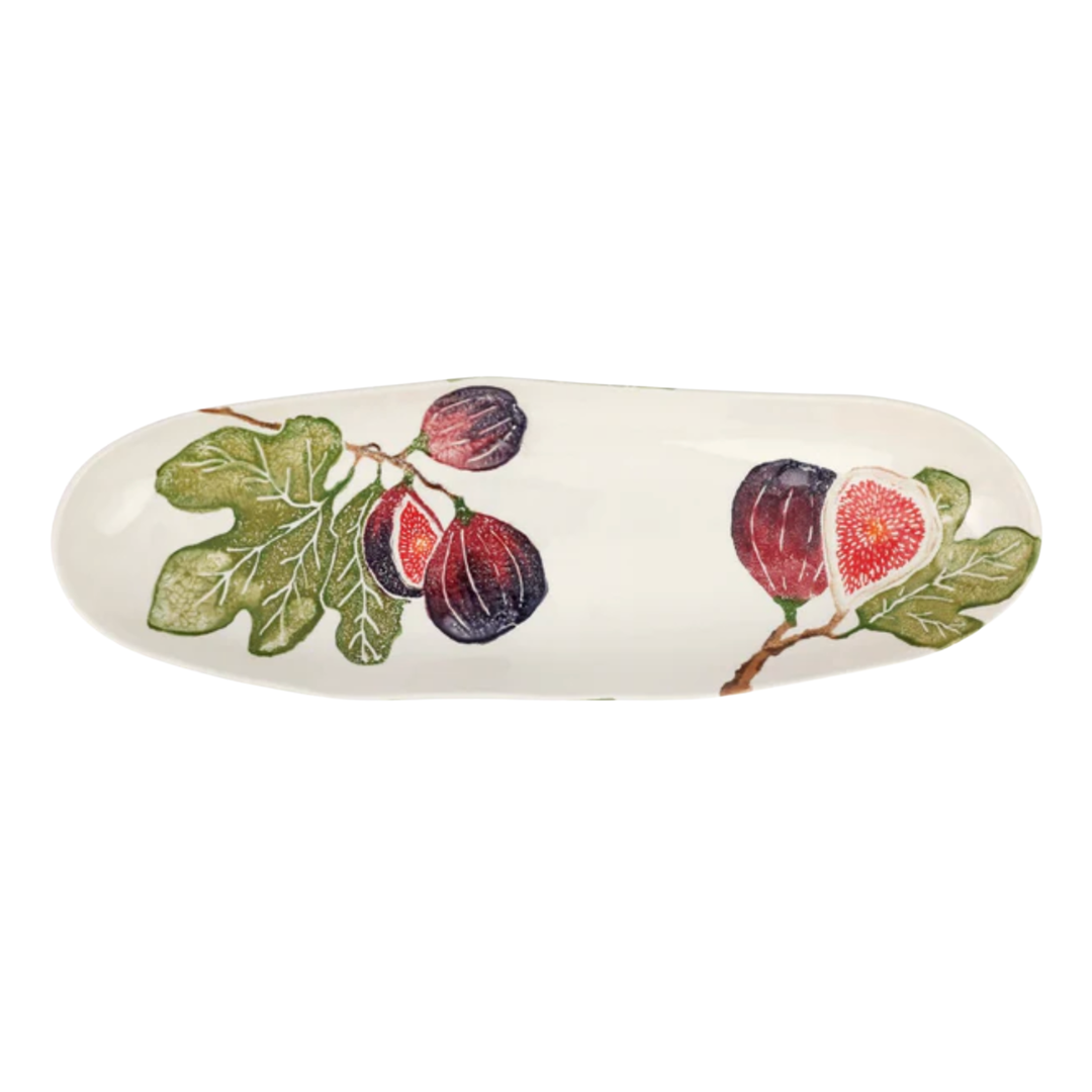 VIETRI Fico Narrow Oval Platter Default Title