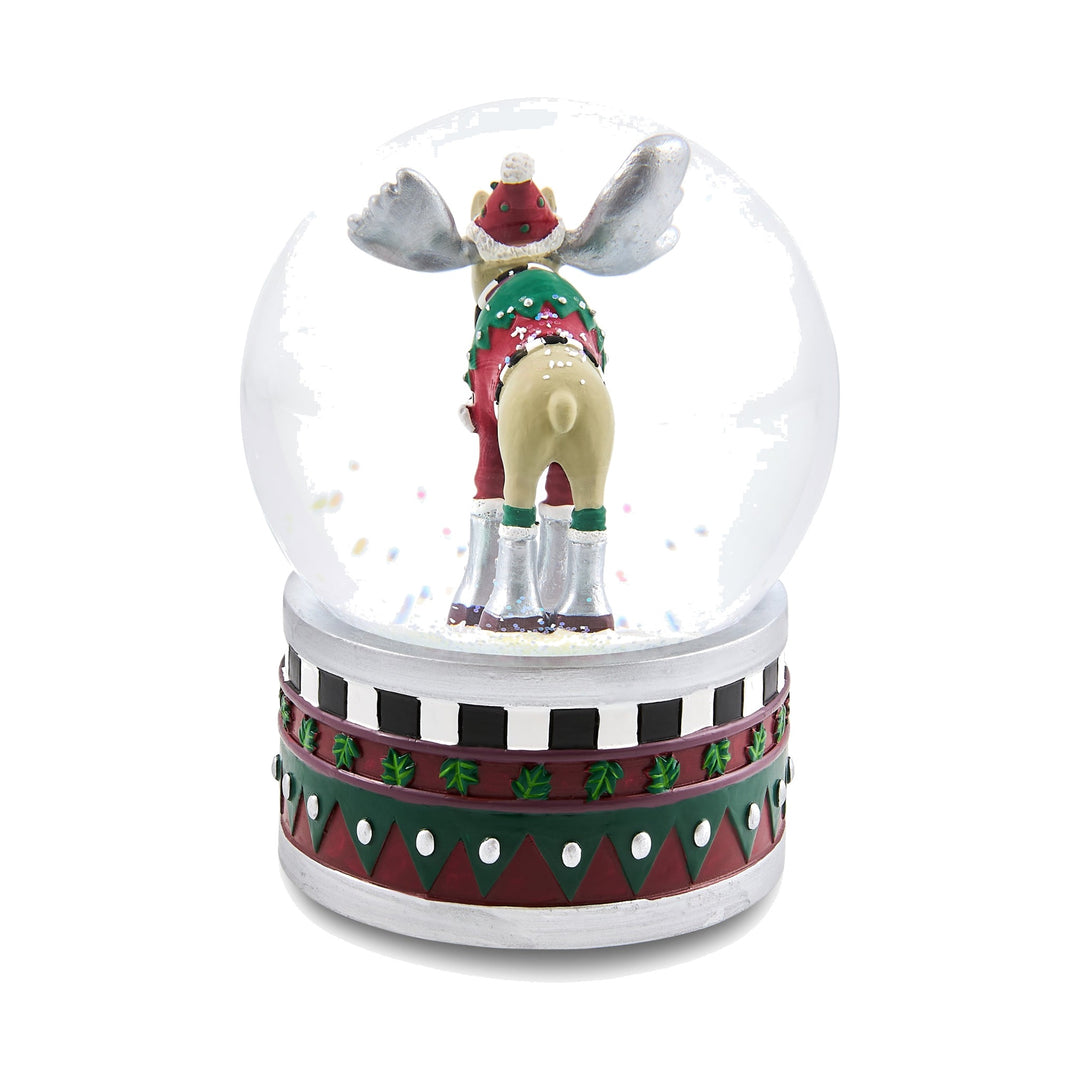 MACKENZIE CHILDS MacKenzie-Childs Patience Brewster Mooseltoe Snow Globe