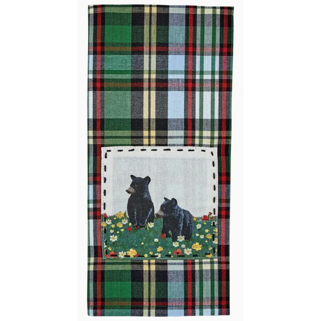 PARK DESIGNS Happy Trails Baby Bear Dishtowel