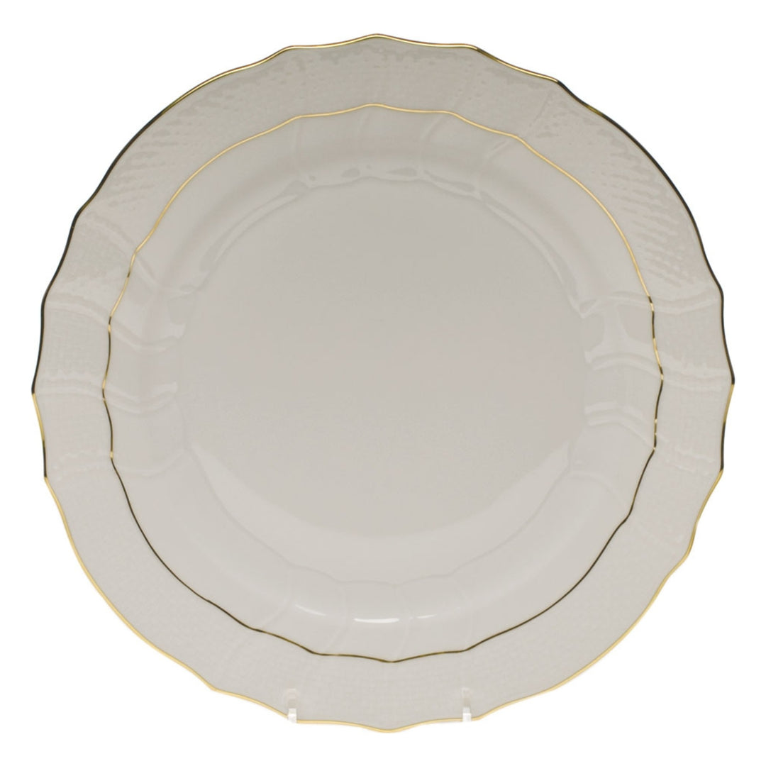 HEREND Golden Edge Dinner Plate