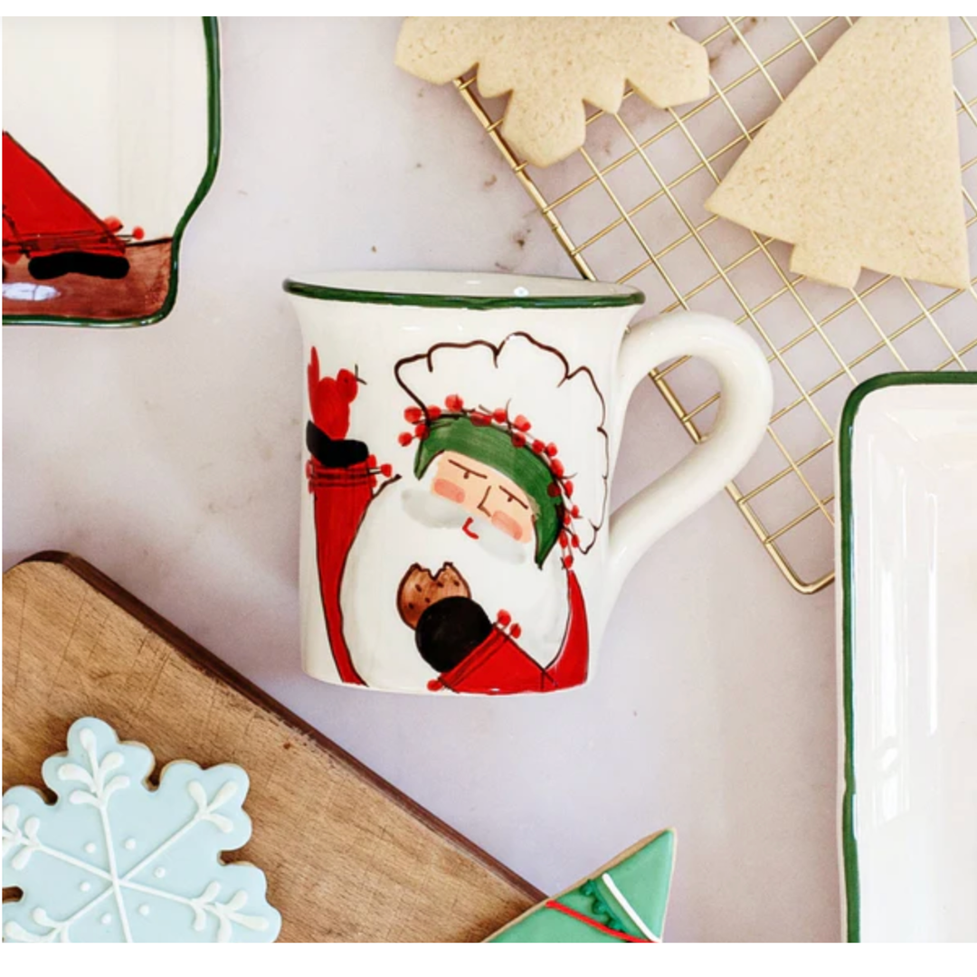 VIETRI Old St. Nick Limited Edition Mug