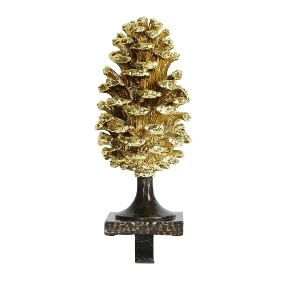 MICHAEL ARAM Pine Cone Stocking Holder Default Title