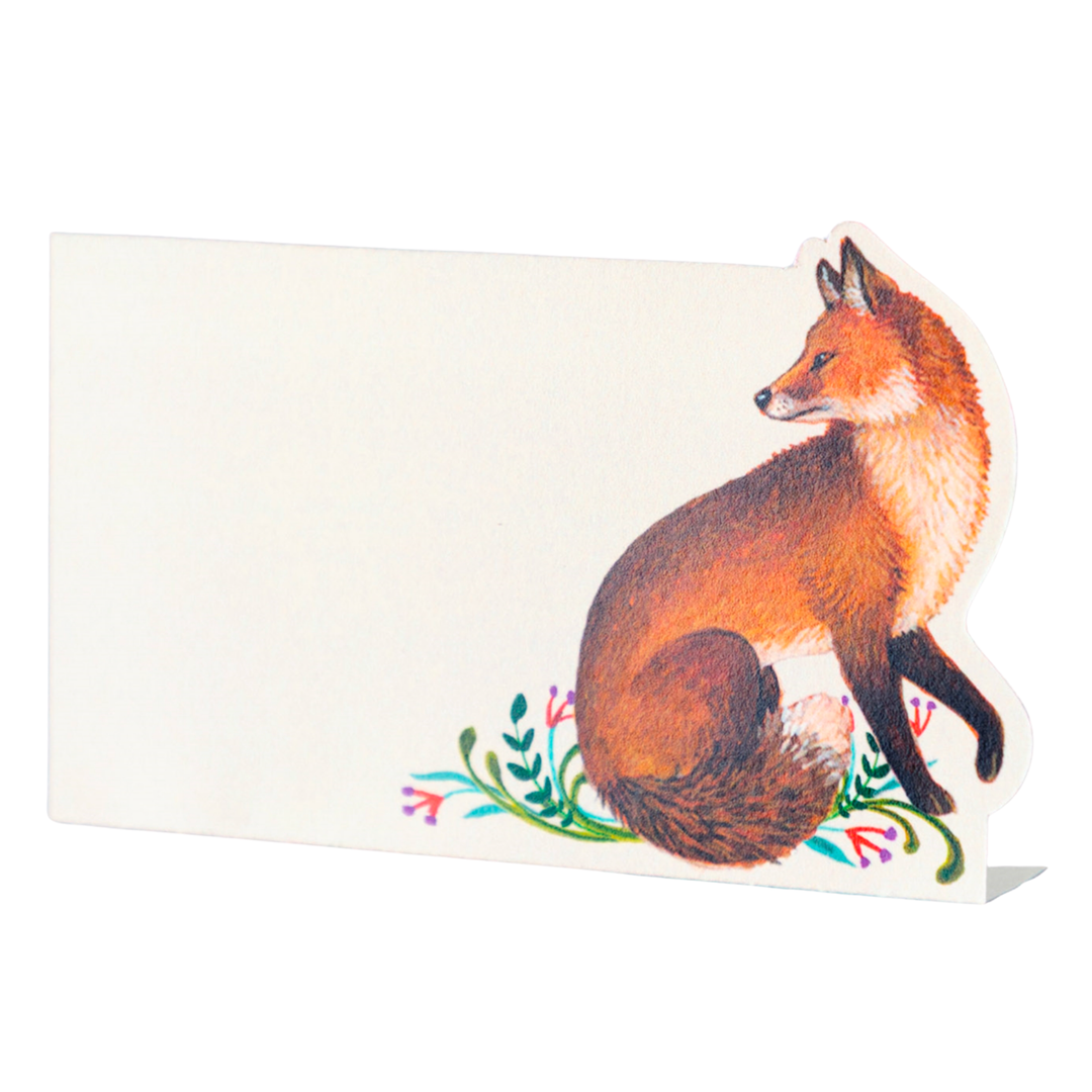 HESTER & COOK Fanciful Fox Place Card