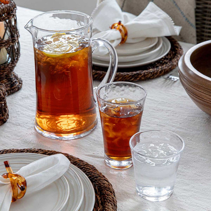 JULISKA PURO CLEAR GLASS PITCHER