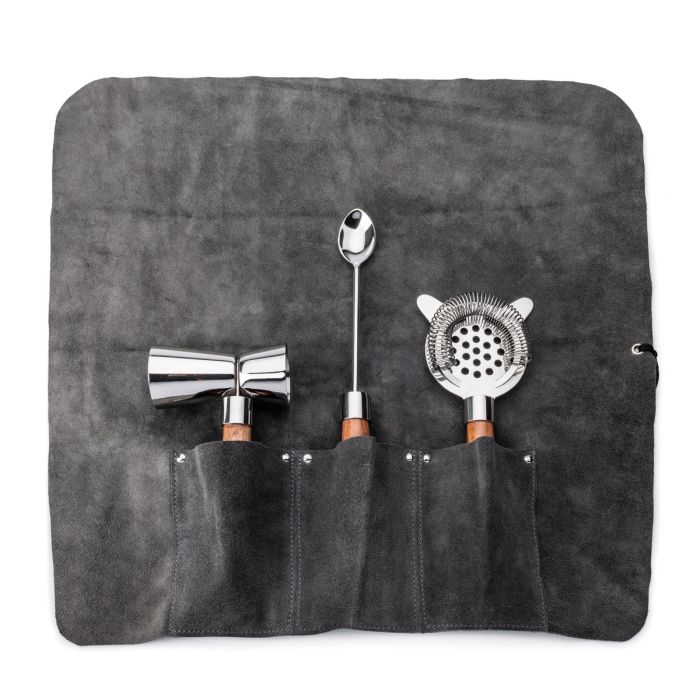 SIMON PEARCE Wood Handled Barware