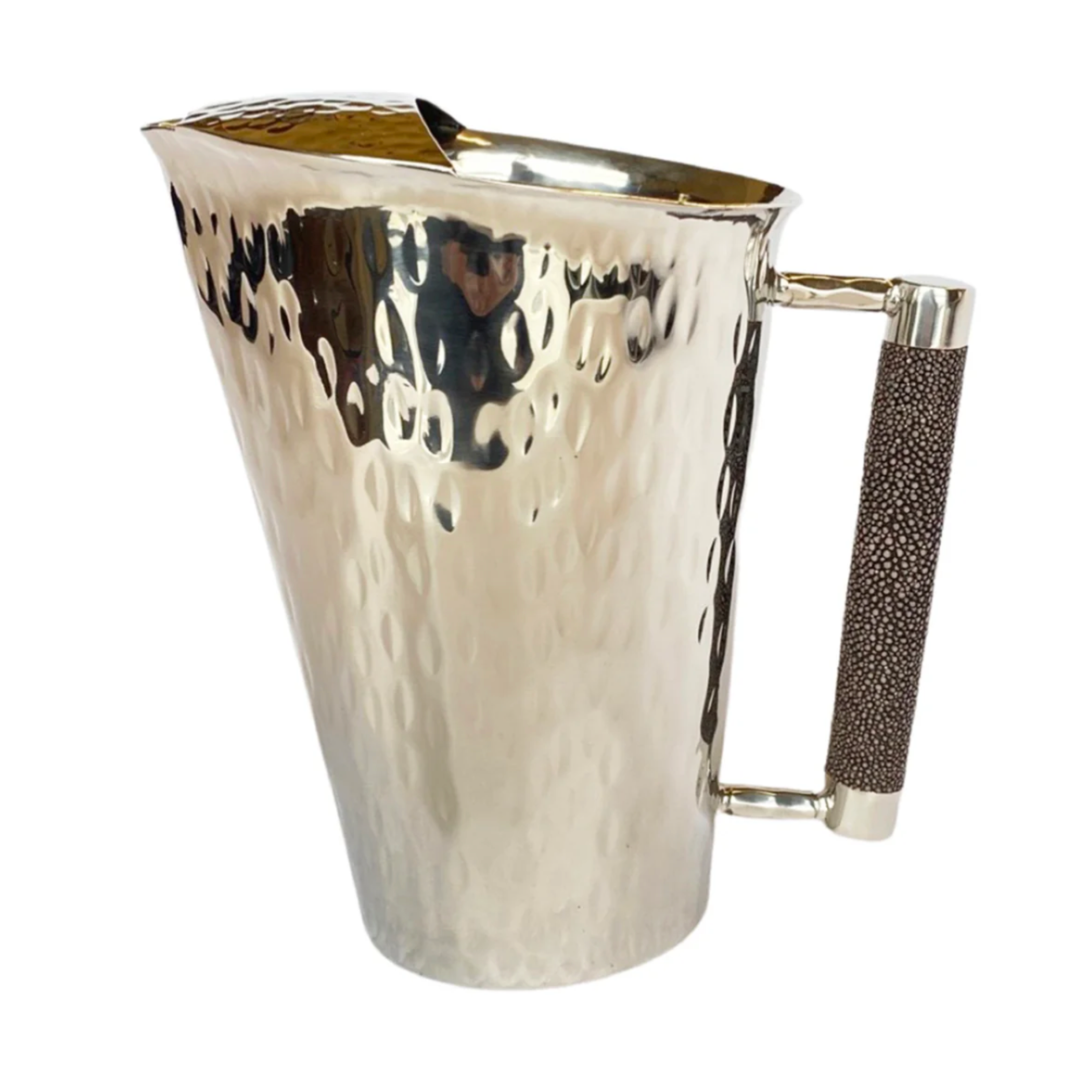 VIVO Hand Forged Stainless Steel 7 in Pitcher With Shagreen Handle Default Title